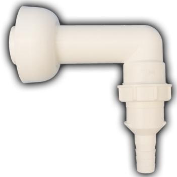 Anschlusswinkel DN40 für Sanibroy-WC-Anlagen HL444